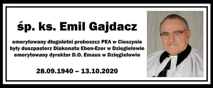 Zmarł ks. Emil Gajdacz