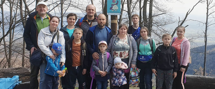 Goście z Ukrainy na Szyndzielni i Klimczoku
