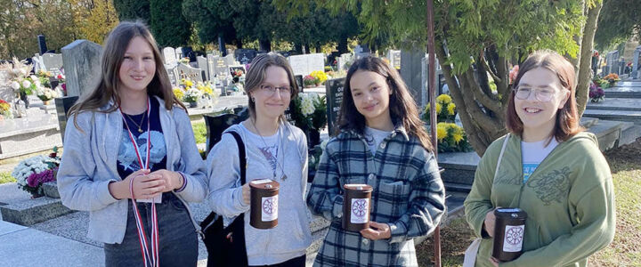 Kwesta na skoczowskim cmentarzu