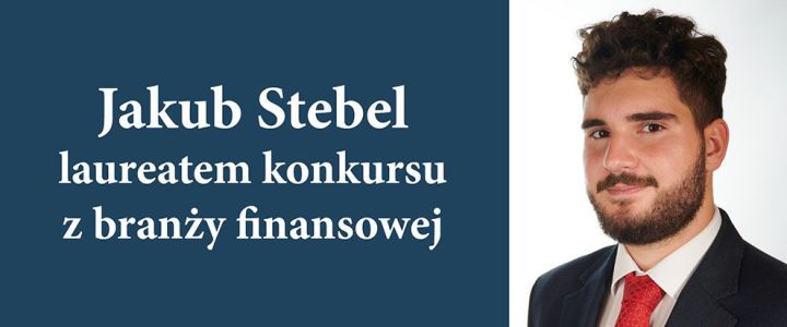 Jakub Stebel laureatem konkursu