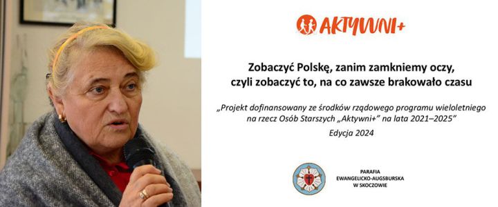 O tradycjach świątecznych na spotkaniu dla seniorów “Aktywni+ (2024)”