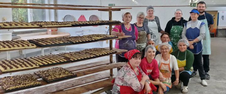 Pieczenie kołoczy na pamiątkę poświęcenia kościoła w Pierśćcu