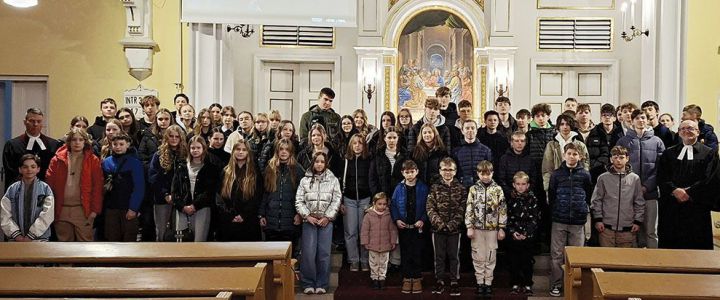 Bp Marcin Makula na 6. tygodniowym nabożeństwie pasyjnym