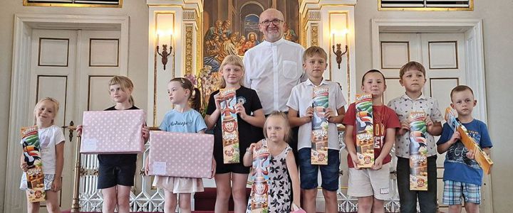 Nabożeństwo rodzinne na zakończenie roku szkolnego w Skoczowie Nabożeństwo rodzinne na zakończenie roku szkolnego w Skoczowie