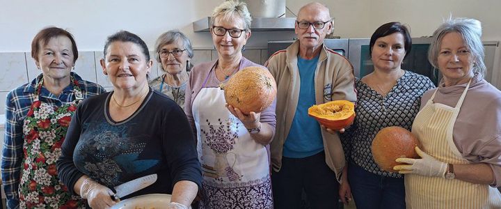 Przygotowanie zupy dyniowej w Skoczowie