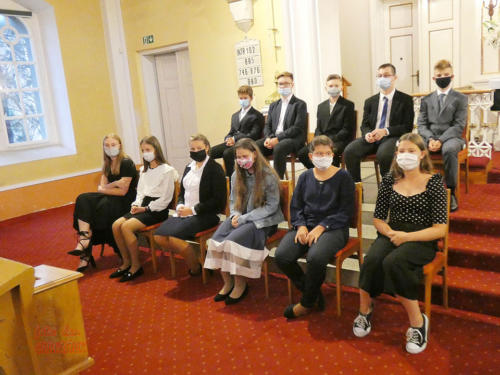 Egzamin konfirmacyjny 2020 w Skoczowie - gr. 1