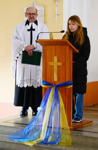 2022 02 27 - Skoczow - Modlitwa o pokoj na Ukrainie - 01