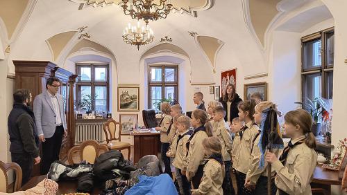 2024 12 24 - Skoczow - Skauci u Burmistrza 06