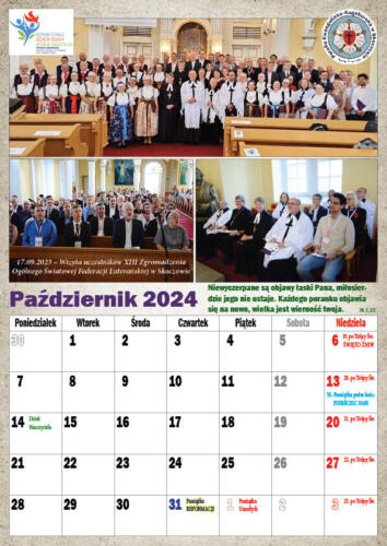 Kalendarz PEA Skoczow 2024.11
