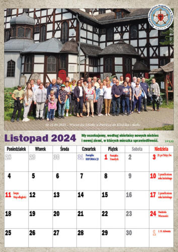 Kalendarz PEA Skoczow 2024.12